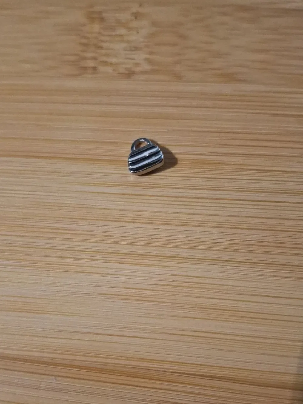 Double-sided Black And White Striped Purse Charm For Floating Lockets